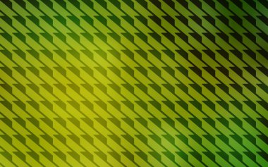 Açık yeşil, keskin çizgileri olan sarı vektör deseni. Renkli çubuklarla, soyut çizimler. Reklam, kitapçıklar, broşürler için desen.