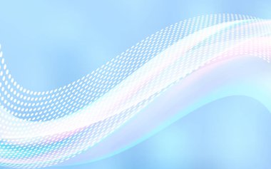 Daireler, satırları ile ışık mavi vektör düzeni. Renkli soyut daireler ve satır kümesi ile Illustration. Desen güzel web siteleri için.