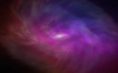 Koyu mavi, uzay yıldızlı kırmızı vektör şablonu. Büyük Ayı yıldızlı modern soyut illüstrasyon. İş ilanınız için akıllı tasarım.