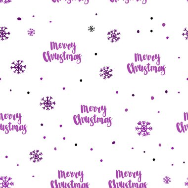 Hafif pembe vektör Noel kar taneleri ile seamless modeli. Kristalleri ile glitter soyut Illustration buz. Duvar kağıdı, kumaş üreticileri için modaya uygun bir tasarım.