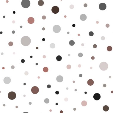 Koyu pembe daire şekilleriyle birlikte sorunsuz düzen vektör. İllüstrasyon renkli soyut daireler parlayan ayarlanmış. Kartvizit, Web siteleri için şablon.