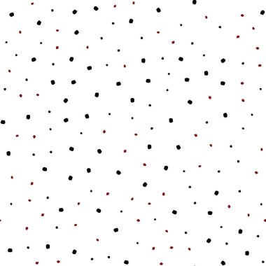 Koyu kırmızı vektör küreler ile seamless modeli. Bulanık daireler doğa tarzı ile güzel renkli resimde. Kartvizit, Web siteleri için şablon.