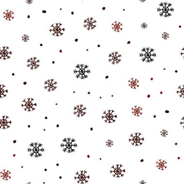 Koyu kırmızı güzel kar taneleri ile sorunsuz kapak vektör. Renkli dekoratif tasarım kar ile xmas tarzında. Tekstil, kumaş, duvar kağıtları için tasarım.