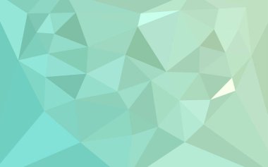 Hafif mavi vektör degrade üçgenler şablon bir merkezi bir kalp ile. Resimde üçgenler ile soyut tarzda. Tamamen yeni bir tasarım sizin broşürü.