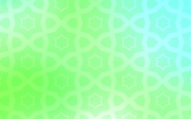 Işık yeşil vektör arka plan renkli yıldız ile. Yıldız ile basit tarzda bulanık dekoratif tasarım. Şablon Satıyoruz telefon arka planları için.