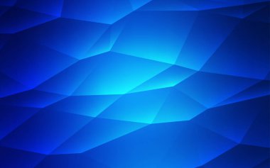 Koyu mavi vektör doku üçgen tarzı. Glitter soyut resim üçgen şekiller ile. Açılış sayfanız için modern şablon.