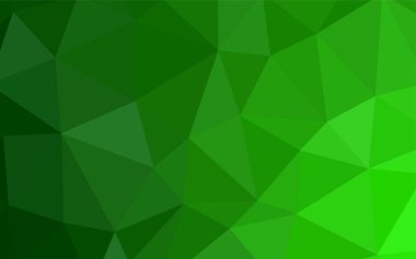 Koyu mavi vektör soyut çokgen arkaplan. Soyut ve üçgenli renkli çizimler. İşiniz için yepyeni bir tasarım..