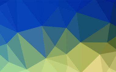 Açık mavi, vektör degrade üçgenler desen yeşil. Glitter soyut resim zarif bir üçgen ile. Marka kitap için yeni şablon.