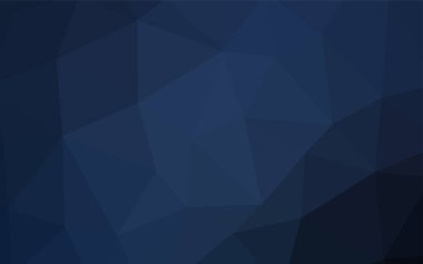 Koyu mavi vektör Çokgen arka plan. Üçgen geometrik örnek gradyan ile. İşiniz için yeni tasarım.