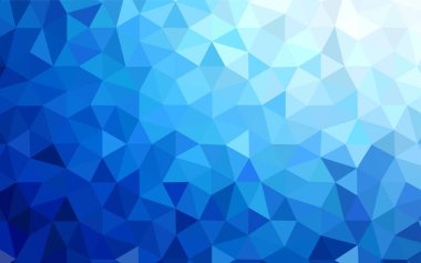 Koyu mavi vektör poligonal model. Tamamen yeni bir renk illüstrasyon poligonal bir tarzda. İş tasarımınız için yeni stil.