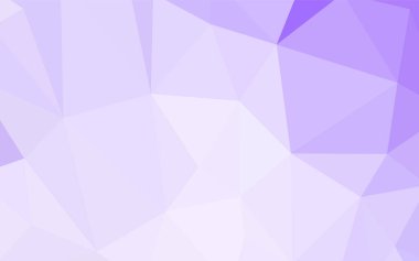 Açık Mor vektör üçgen düzeni. Çokgen biçiminde, gradyan ile renkli çizimler. İş tasarımınız için yepyeni bir tarz.