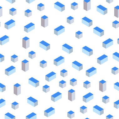 Açık mavi, sarı vektör kesintisiz, izometrik arka plan dikdörtgenler ile. İllüstrasyon renkli dikdörtgenler dizi. Doku pencere panjur, perdeler için.