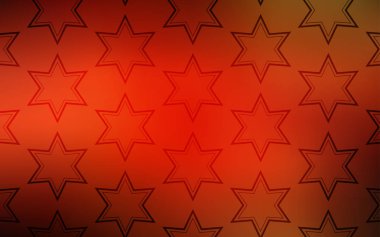Işık kırmızı vektör doku güzel yıldız ile. Yıldız ile basit tarzda bulanık dekoratif tasarım. Desen yeni yıl reklam, kitapçıklar için.