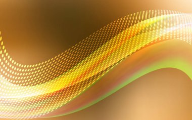 Koyu turuncu vektör küreler, üçgenler desenle. Üçgen yapısı ile soyut tarzda dekoratif tasarım. Marka kitap için yeni şablon.