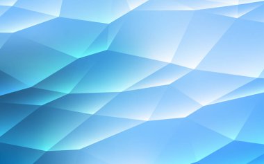 Hafif mavi vektör doku üçgen tarzı. Üçgenler ile soyut degrade illüstrasyon. Desen Web siteleri için kullanılabilir.