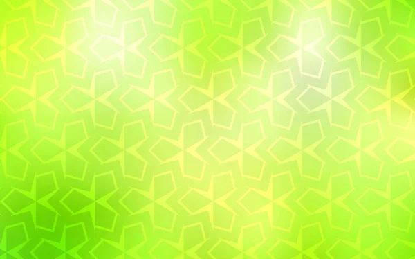 ライト グリーン 四角形で黄色のベクトルの背景 カラフルなグラデーションと抽象的な背景の四角形です ウェブサイトのためのパターンを使用できます — ストックベクタ