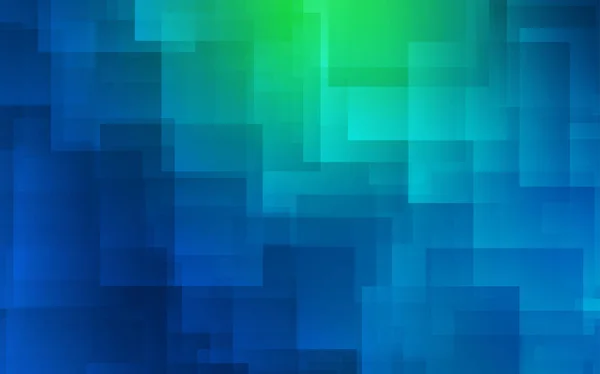 Světle Modrá Zelená Vzor Vektor Ostrými Liniemi Dekorativní Svítící Obrázek — Stockový vektor