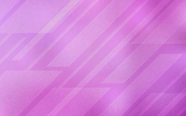 Світло Рожевий Векторний Фон Прямими Лініями Блискуча Абстрактна Ілюстрація Кольоровими — стоковий вектор