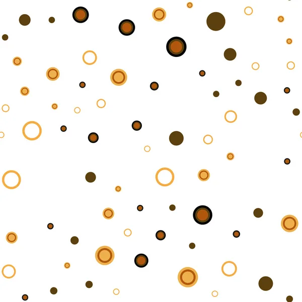 Світло Оранжевий Вектор Безшовний Фон Бульбашками Розмитий Декоративний Дизайн Абстрактному — стоковий вектор
