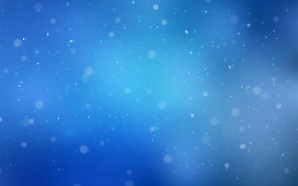 Світла Blue Векторна Обкладинка Красивими Сніжинками Сучасна Геометрична Абстрактна Ілюстрація — стоковий вектор