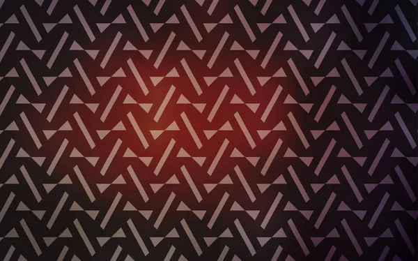 Темно Розовая Векторная Текстура Триангулярном Стиле Абстрактная Градиентная Иллюстрация Треугольниками — стоковый вектор