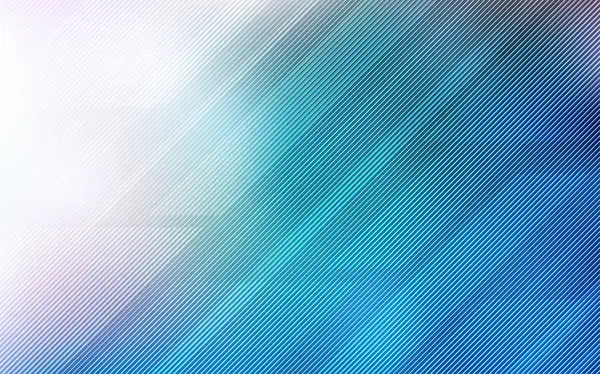 Світла Blue Векторна Обкладинка Прямими Смугами Розмитий Декоративний Дизайн Простому — стоковий вектор
