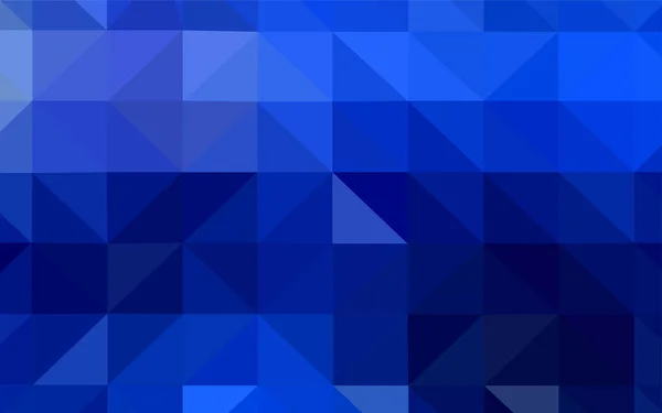 Dunkelblauer Vektor Low Poly Layout Eine Völlig Neue Farbillustration Polygonalen — Stockvektor