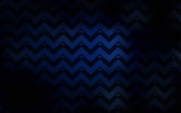 三角形 線と暗い青色のベクトルの背景 カラフルな三角形で現代の抽象的なイラスト ウェブサイトのためのパターン — ストックベクタ
