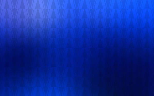 Agencement Vectoriel Bleu Foncé Avec Lignes Triangles Triangles Sur Fond — Image vectorielle