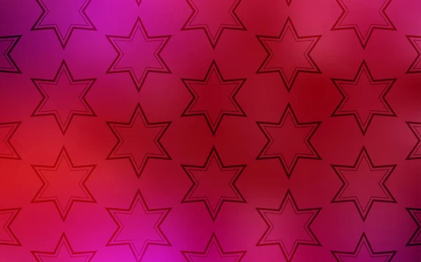 Ελαφρύ Κόκκινο Διάνυσμα Φόντο Χρωματιστά Αστέρια Διακοσμητικά Απεικόνιση Αστέρια Αφηρημένη — Διανυσματικό Αρχείο