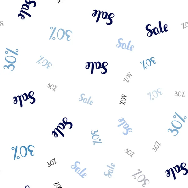 Темно Синий Вектор Безseamless Компоновка Скидкой Красочный Набор Процентных Знаков — стоковый вектор