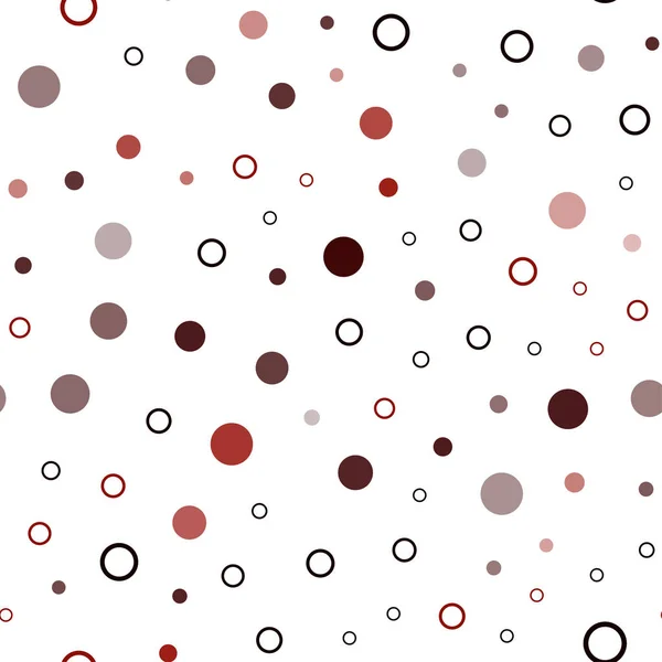 濃い赤はベクトル円でシームレスなテンプレートです 泡で抽象的なスタイルでぼやけた装飾的なデザイン ファブリックのメーカーのトレンディなデザイン — ストックベクタ