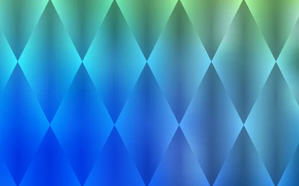Синий Зеленый Векторный Узор Квадратном Стиле Декоративный Дизайн Абстрактном Стиле — стоковый вектор