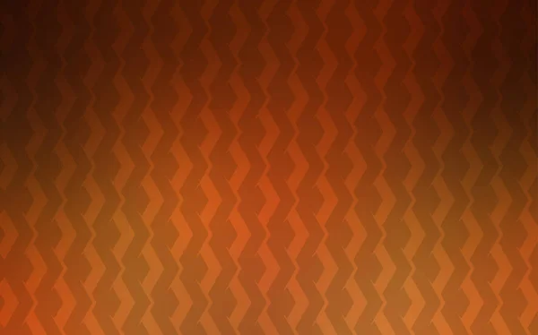 Mise Page Vectorielle Orange Foncé Avec Lignes Plates Illustration Abstraite — Image vectorielle