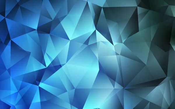Světlo Blue Vektorový Vzor Polygonálním Stylu Třpytivé Abstraktní Ilustrace Trojúhelníkovými — Stockový vektor