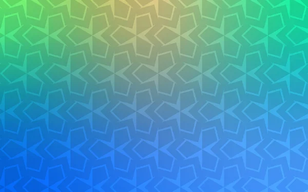 Світло Блакитна Зелена Векторна Текстура Прямокутному Стилі Ілюстрація Набором Різнокольорових — стоковий вектор