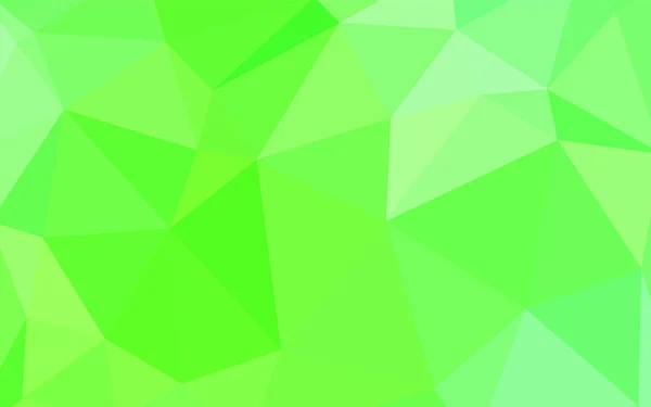 Světle Zelené Vektor Abstraktní Mozaiky Vzor Barevné Ilustrace Abstraktní Styl — Stockový vektor