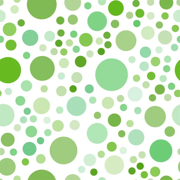 Hellgrüne Vektor Nahtlose Abdeckung Mit Flecken Verschwommene Blasen Auf Abstraktem — Stockvektor