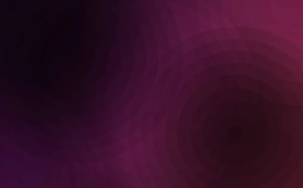 Темно Фиолетовый Векторный Фон Пузырями Красивая Цветная Иллюстрация Размытыми Кругами — стоковый вектор