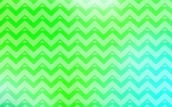 Hellgrüner Vektorhintergrund Mit Linien Dreiecken Dekorative Gestaltung Abstrakten Stil Mit — Stockvektor