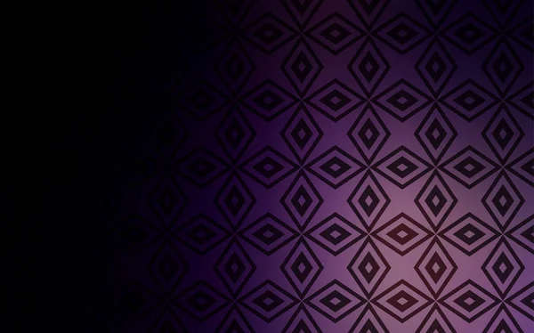 Dark Purple Vector Texture Rectangular Style Decorative Design Abstract Style — Stock Vector
