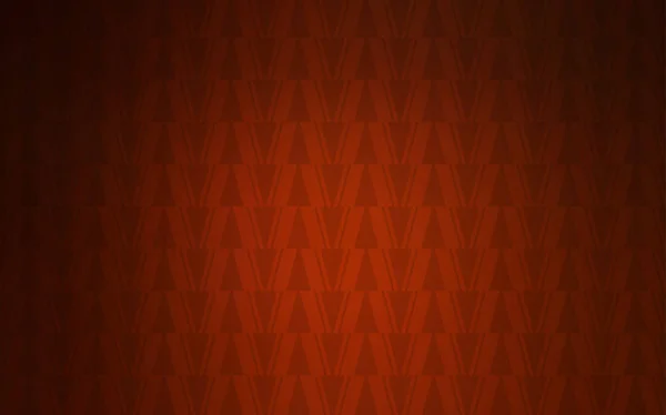 Mörk Röd Vektor Omslaget Med Månghörnigt Stil Dekorativ Design Abstrakt — Stock vektor