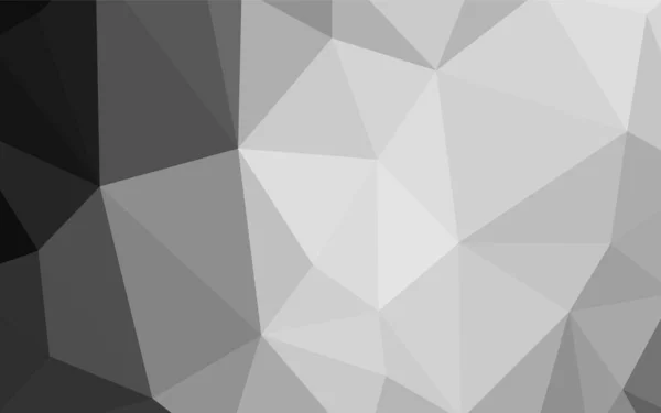 Світло Сірий Векторний Багатокутник Абстрактний Фон Барвиста Абстрактна Ілюстрація Трикутниками — стоковий вектор