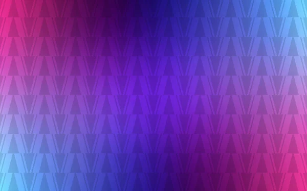 Dunkelrosa Blauer Vektorhintergrund Mit Linien Dreiecken Dreiecke Auf Abstraktem Hintergrund — Stockvektor