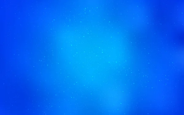 Világos Kék Vektor Háttér Galaxis Csillagok Homályos Dekoratív Design Egyszerű — Stock Vector