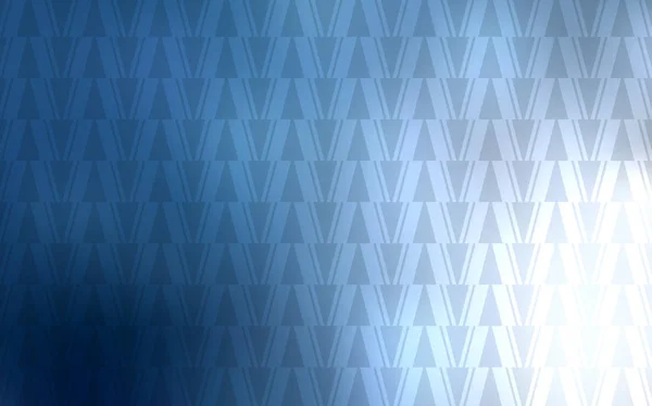 Hellblaues Vektormuster Mit Polygonalem Stil Illustration Mit Einer Reihe Von — Stockvektor
