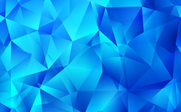 Светло Синий Векторный Узор Многоугольном Стиле Современная Абстрактная Иллюстрация Красочными — стоковый вектор