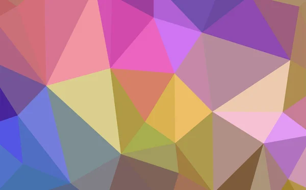 Licht Mehrfarbige Vektor Abstrakte Polygonale Muster Moderne Abstrakte Illustration Mit — Stockvektor