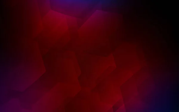 Темно Синій Червоний Векторний Шаблон Шестикутному Стилі Білий Фон Барвистими — стоковий вектор