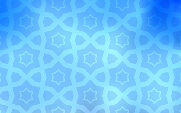 Textura Vetorial Azul Claro Com Belas Estrelas Projeto Decorativo Borrado — Vetor de Stock